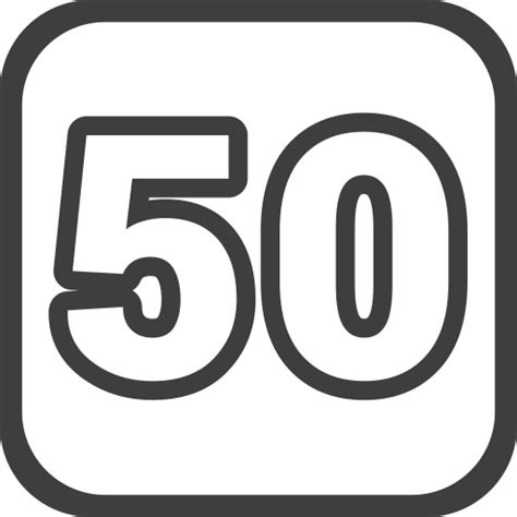 50 Generic Detailed Outline icon