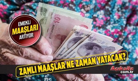 Zaml Emekli Maa Lar Hesaplara Ne Zaman Yatacak Kastamonu A Ks Z Haber