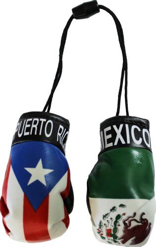 Buy Puerto Rico And Mexico Mini Boxing Gloves Flagline