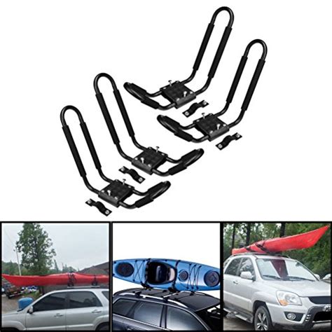 J Bar 2 Pairs Universal Kayak Canoe Top Mount Carrier Roof Rack Boat Suv Van Car Missouri