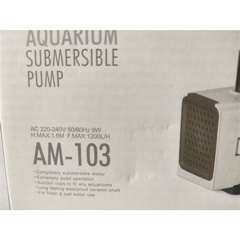 Jual Mesin Pompa Celup Power Head Aquarium Ikan Hias Amara AM 103 9