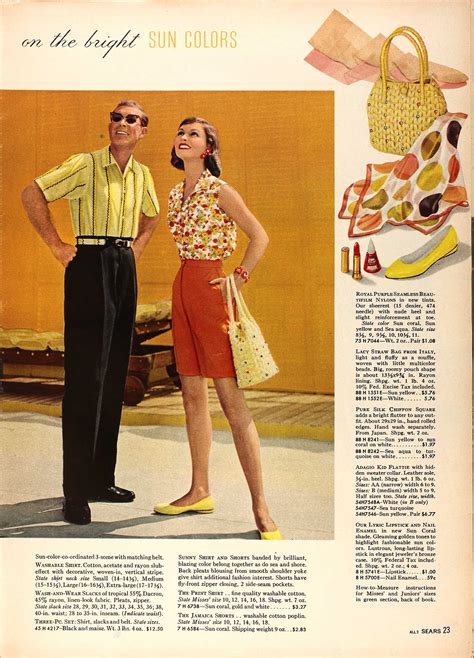 Sears Catalog Highlights Spring Summer 1958 The Man In The Gray