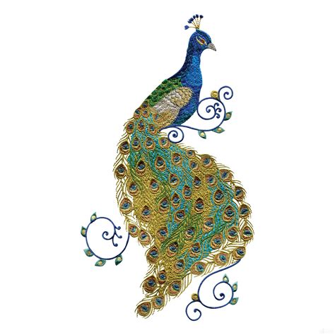 Swnpa136 Peacock Embroidery Design Peacock Embroidery Designs Embroidery Patterns Vintage Free