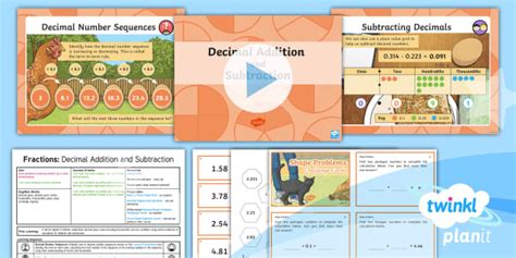 Planit Maths Y5 Fractions Lesson Pack Decimal Problem Solving Planit Lesson