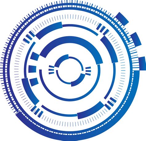 Christmas Festival Tech Circle Signal Interface Futuristic Technology