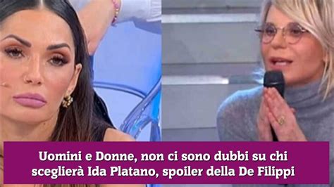 Uomini E Donne Non Ci Sono Dubbi Su Chi Sceglier Ida Platano Spoiler