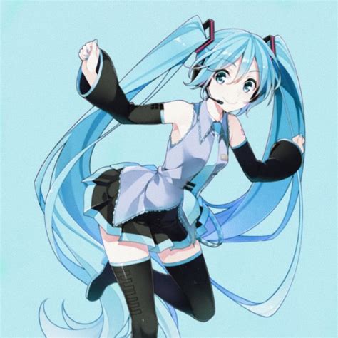 Miku Pfp Miku Blue Haired Girl Hatsune