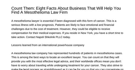 4 Ways You Can Find A Mesothelioma Law Firm Like The Queen Of