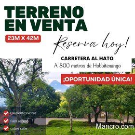 Lote terreno En venta A 800 Metros De Hobbitenango San Bartolomé Milpas