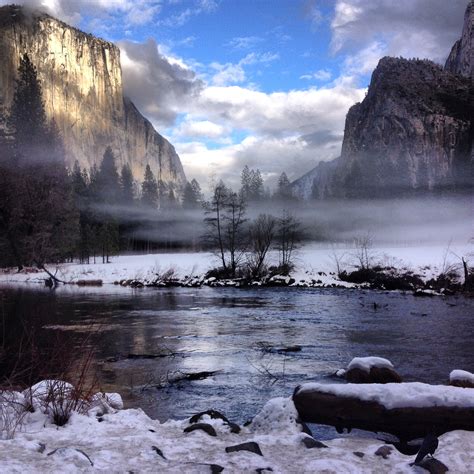 Fotos Gratis Nubes Niebla Cielo Azul Invierno California