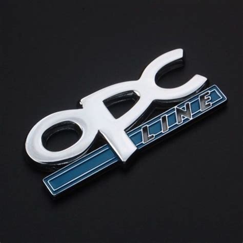 Emblema De Metal Opc Line Opel Gm Chevrolet Vauxhall Adesivo