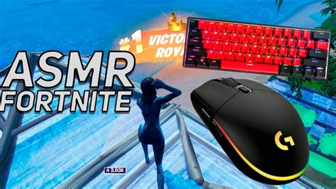 Keyboard Mouse Sounds ASMR Solo Arena Gameplay ASMR Fortnite