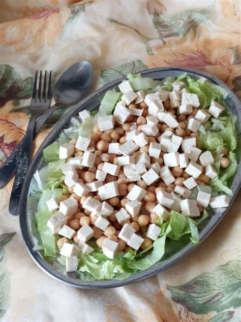 Insalata Di Ceci E Tofu Cucinare Con Claudia