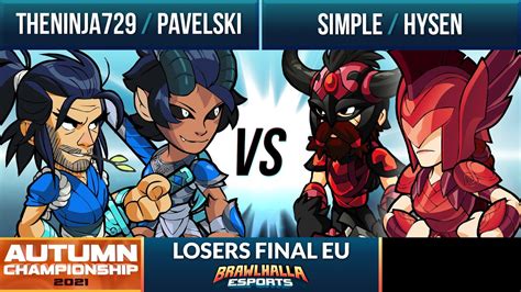 Theninja Pavelski Vs Simple Hysen Losers Final Autumn