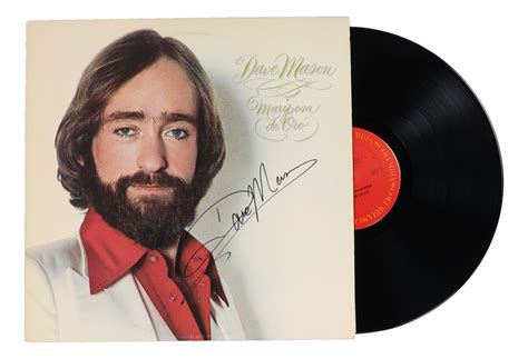 Dave Mason Signed Mariposa De Oro Vinyl Record Album Cover Beckett