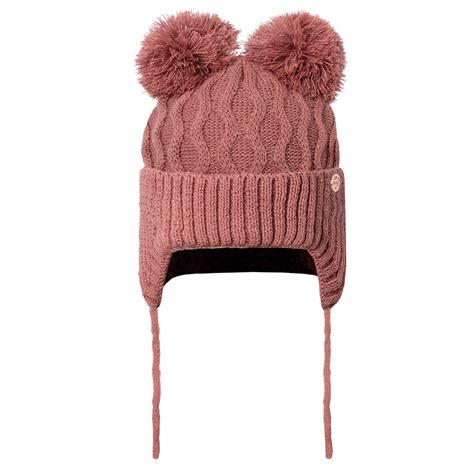 Touca Acr Lica Infantil Trabalhada Pompom Rosa Everly Toucas