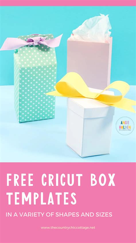 Box Templates Printable Free Geometric Box Cricut Mat Large Gift