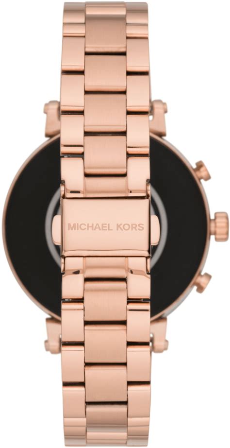 Best Buy Michael Kors Gen 4 Sofie Smartwatch 41mm Stainless Steel Rose