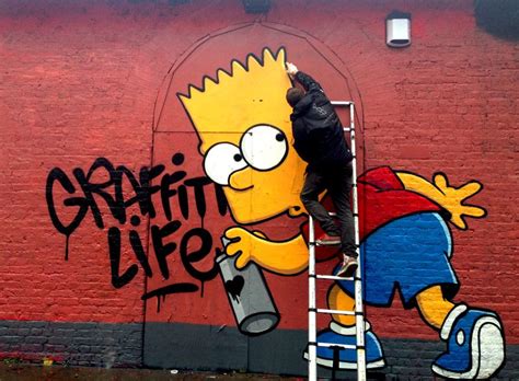 Graffiti bart Simpson - Imagui