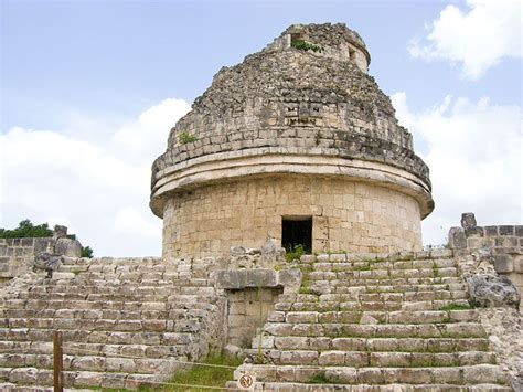 Astronomy Temple Chichen Itza Cancun Mexico Maya Architecture