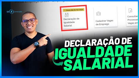 Como Fazer A Declara O De Igualdade Salarial Saiba Mais Youtube