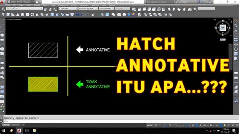 Cara Hatch Di Autocad Hatch Annotative Autocad YouTube