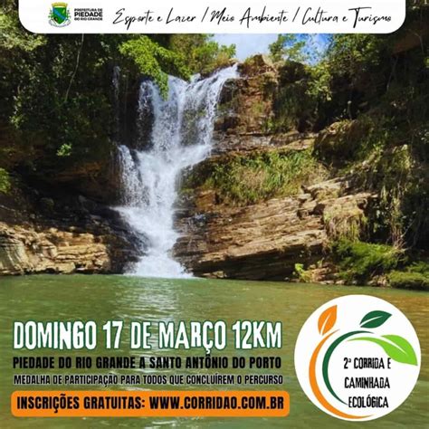 2ª Corrida e Caminhada Ecológica Calendário de Corrida