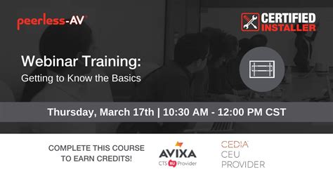 peerless av  linkedin avtweeps proav certifiedinstaller webinar