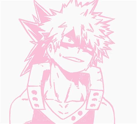 Katsuki Bakugo Pink 🕊 Aesthetic Anime Anime Icons Anime