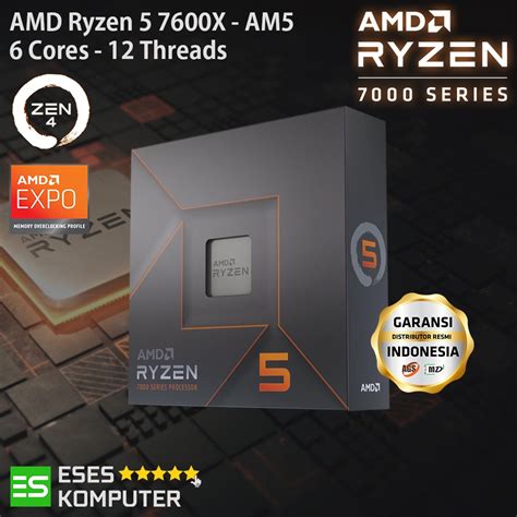 Jual Processor Amd Ryzen 5 7600x 47ghz Up To 53ghz 6 Core Am5 Zen 4 Shopee Indonesia