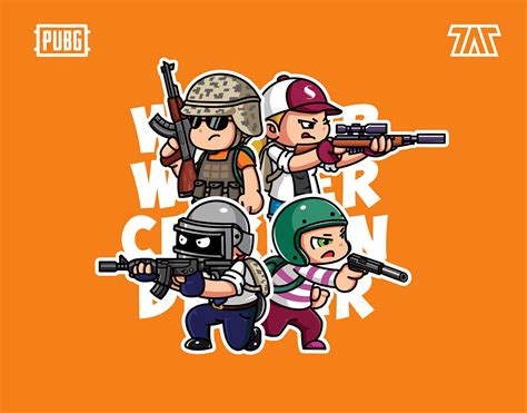 Pubg Cartoon Character on Behance