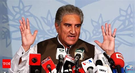 Shah Mahmood Qureshi Pakistan Opposition Party Leader Shah Mahmood