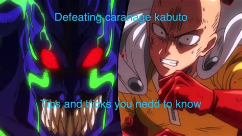 How To Defeat Carnage Kabuto One Punch Man Destiny Youtube