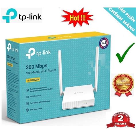 Bộ phát WiFi Router WiFi TPlink TL WR 820N chuẩn N tốc độ 300Mbps