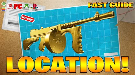 Where To Find ALL Midas Drum Gun Mythic Weapon Location In Fortnite