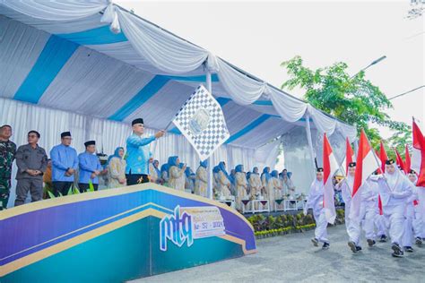 Ribuan Peserta Pawai Taaruf Meriahkan Pembukaan MTQ Ke 57 Kota Medan