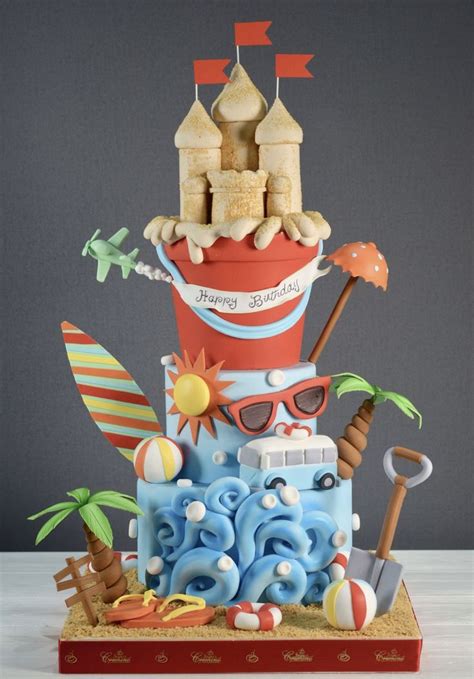 Pin By Detalleslosangeles On Pasteles In Beach Themed Cakes