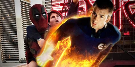 Deadpool 2 Almost Included Chris Evans Human Torch Screen Rant