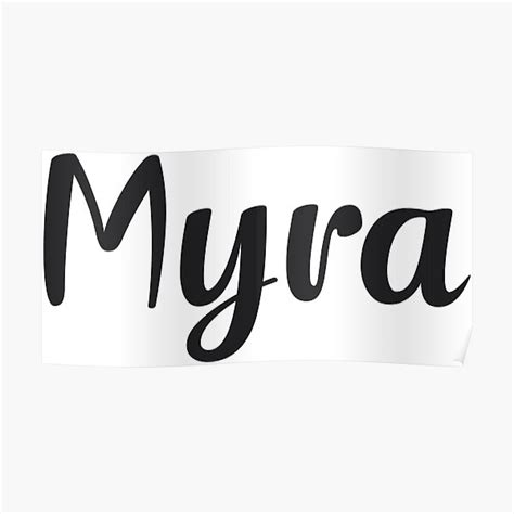 Myra Poster For Sale By 99posters Redbubble
