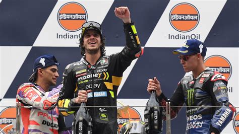 Bezzecchi Wins Indian MotoGP Bagnaia Crashes Out Sportstar