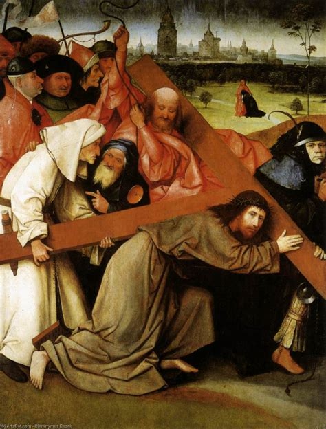 Art Reproductions Christ Carrying The Cross1 By Hieronymus Bosch 1450