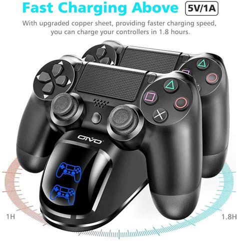 ที่ชาร์ท Oivo Ps4 Usb Dual Charging Charger Docking Station Stand Ps4 Controller Charger Magic