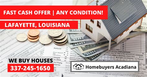 Benefits Of Accepting A Cash Offer On A Home Homebuyers Acadiana