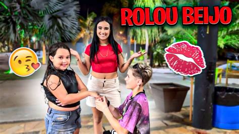 ROLOU BEIJO NESSE VÍDEO DO THIAGO E FRAN YouTube