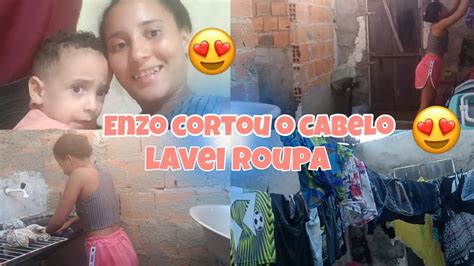 LEVEI MEU FILHO PARA CORTAR O CABELO LAVEI ROUPA YouTube