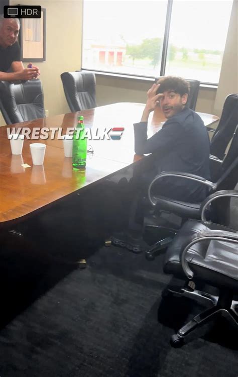 AEW S Tony Khan Comments On Who He Thinks Took The Viral Photo Of Him