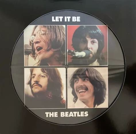 The Beatles Let It Be Edicion Especial Vinilo Picture Disc Cuotas Sin