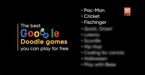 Top Google Doodle games: Pac-Man, Cricket, Fishchinger, Quick Draw, and ...