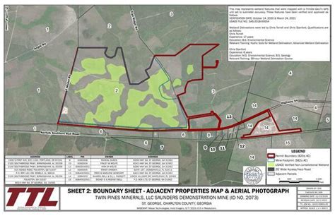 Boundary Sheet Adjacent Propertys Map Aerial Photograph