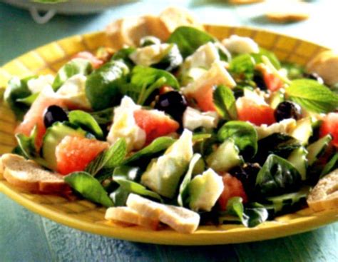 Insalata Di Spinaci Feta E Anguria Insalata Di Spinaci Insalate